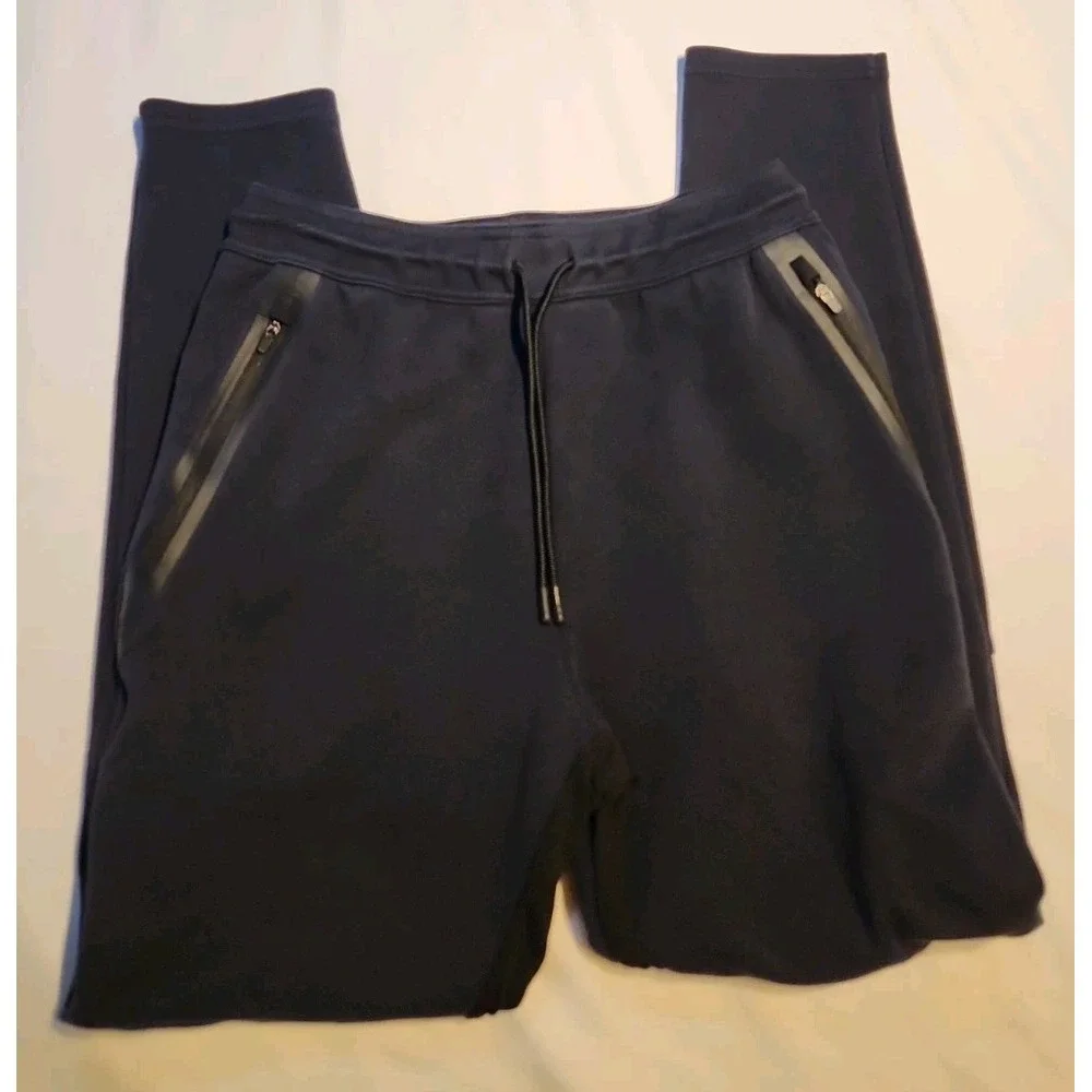 H&M Black Mens Jogger Pants With Pockets Size Small